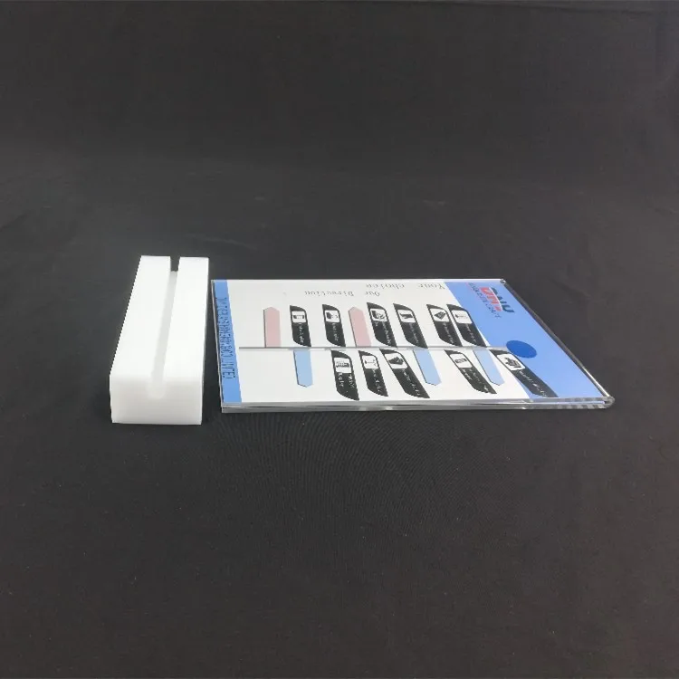 Clear Acrylic Table Menu Stand Display Sign Business Card Holder
