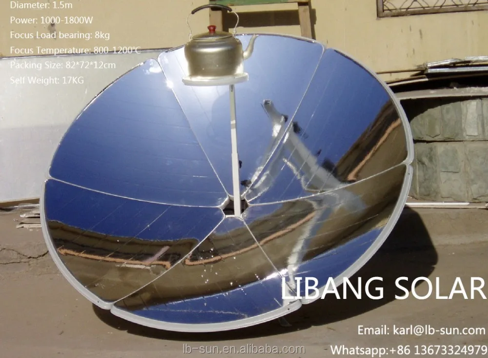 portable solar heating cooker solar cooking utensil for outdoor picnic