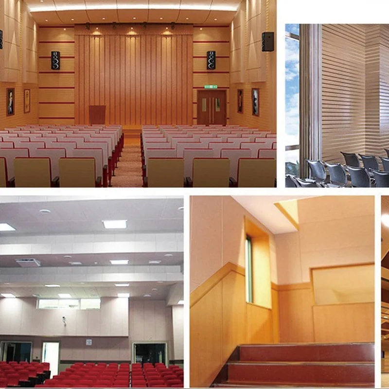 Soundproofing paint ceiling material fabric sustainable square acoustic wall panels for walls