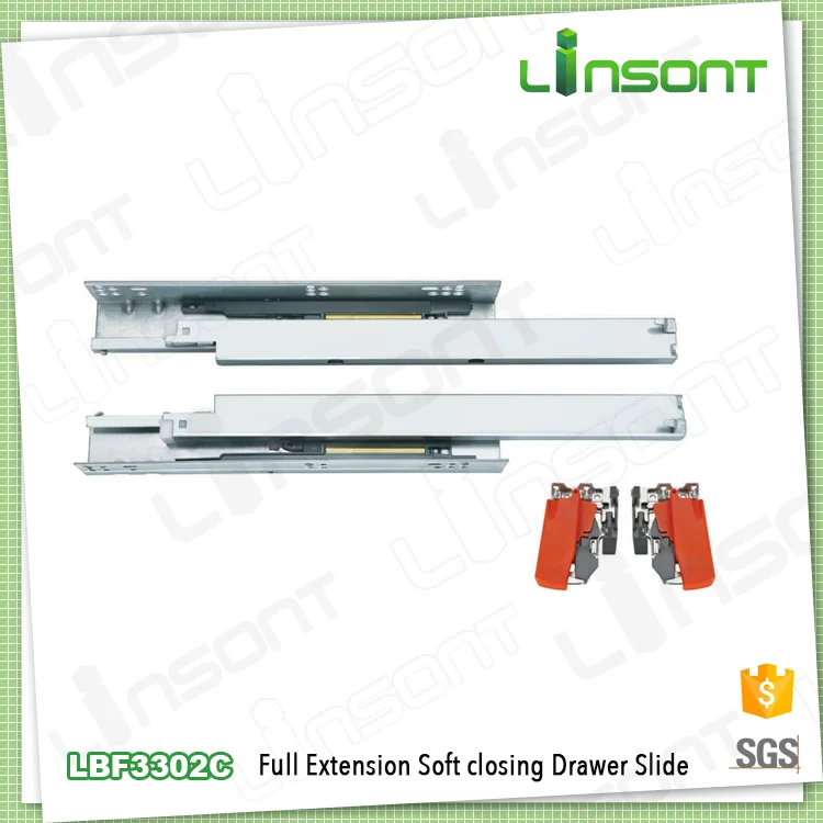 16 soft shut undermount center tool box bedroom furniture drawer slides