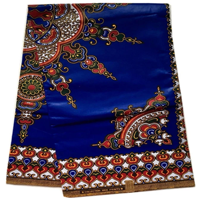 
2018 wholesale african holland wax dashiki cotton textile fabric 
