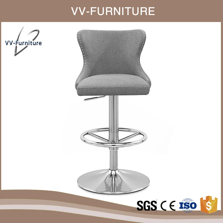 Коммерческий бархатный стул из искусственной кожи с высокой спинкой