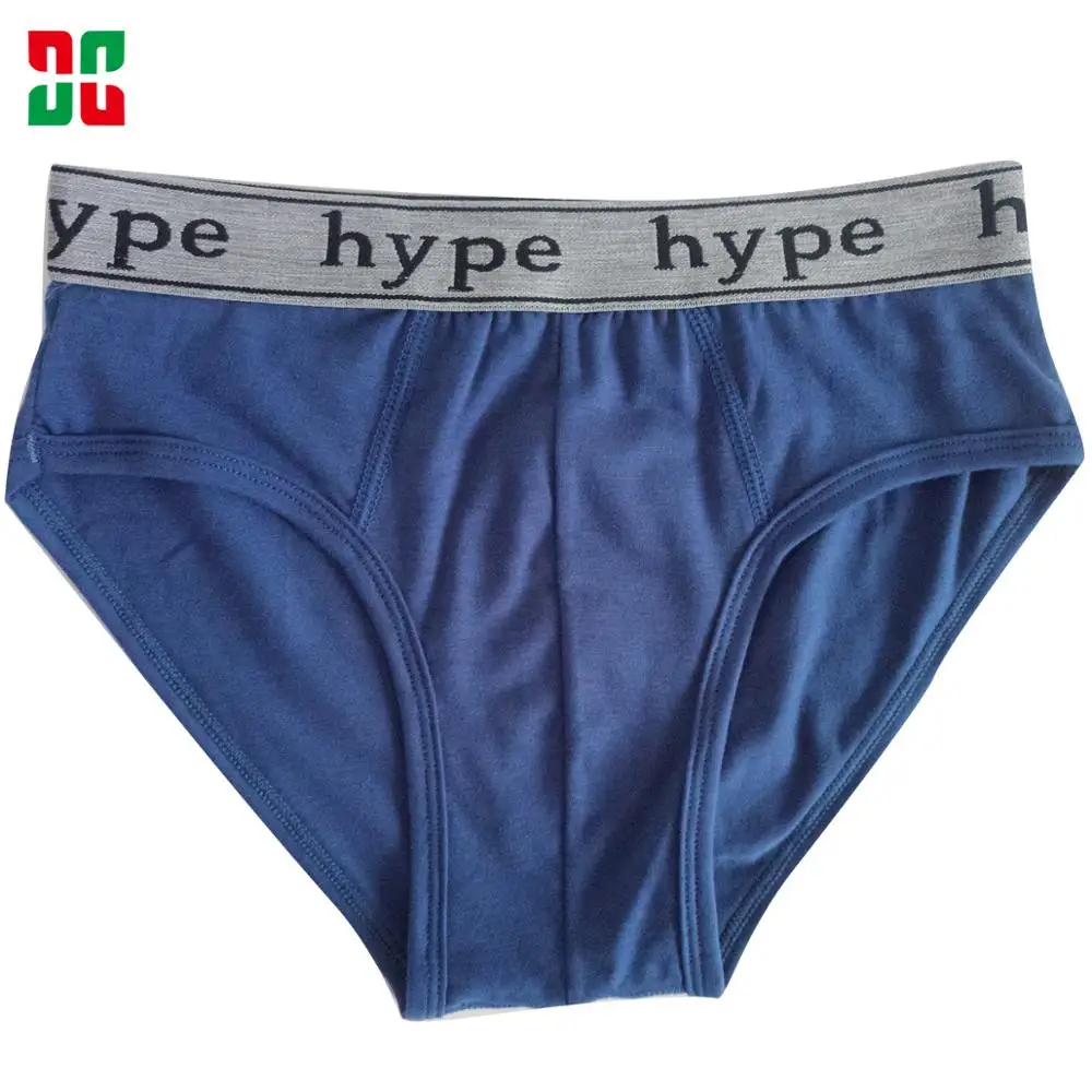 Qute logoed boy briefs underwear for children