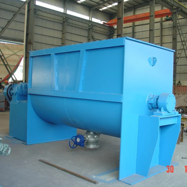 horizontal spiral ribbon mixer