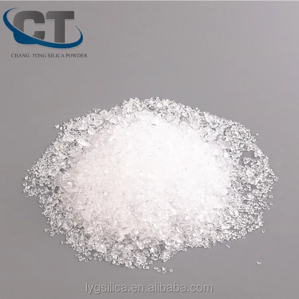 99.99% SiO2 высокочистый плавленый кремний для литья и пусковой установки