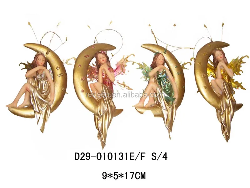 Miniature angel figurine western angel figurine resin wing angel figurine