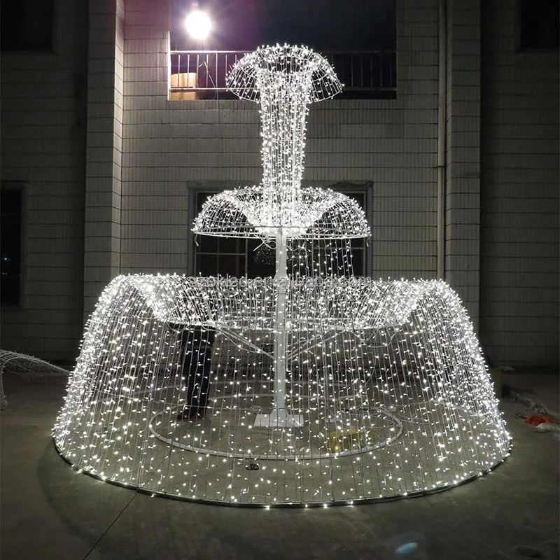 LED Motif Lights decoration,Christmas fountain 3d street light motif