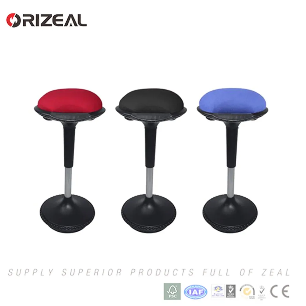 professional and attractive ergonomics height adjustable wobble office chair stool