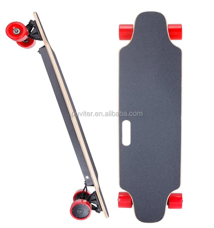 2017 NEW boosted electric skateboard Longboard 4 wheels Remote control double drive skate board dual motor skate board (ESK05)