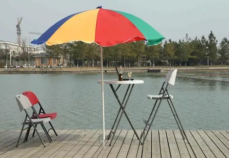 outdoor bar chair in foldable strcuture/space saving folding style HDPE chair/hotel foldable portable chair for outdoor usages