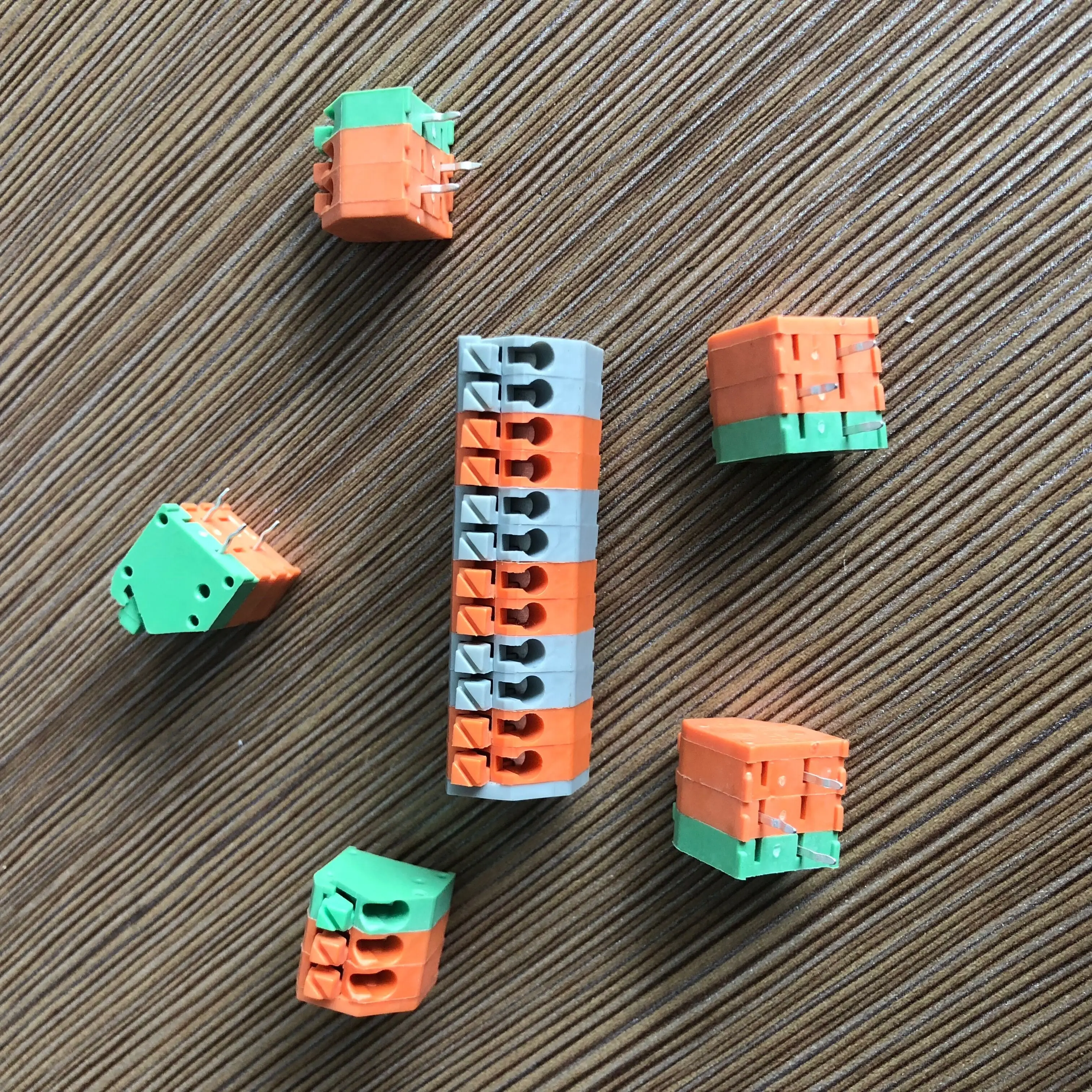 2.5mm 3.5mm colorful 250 spring terminal blocks connector