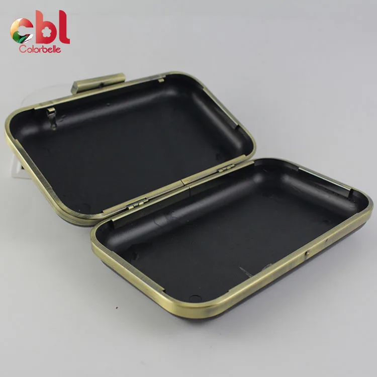 
20*11.5CM high quality box metal clutch frame metal bag frame 