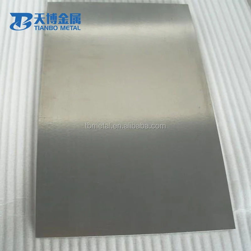 1mm thick pure tungsten sheet  bright surface refractory