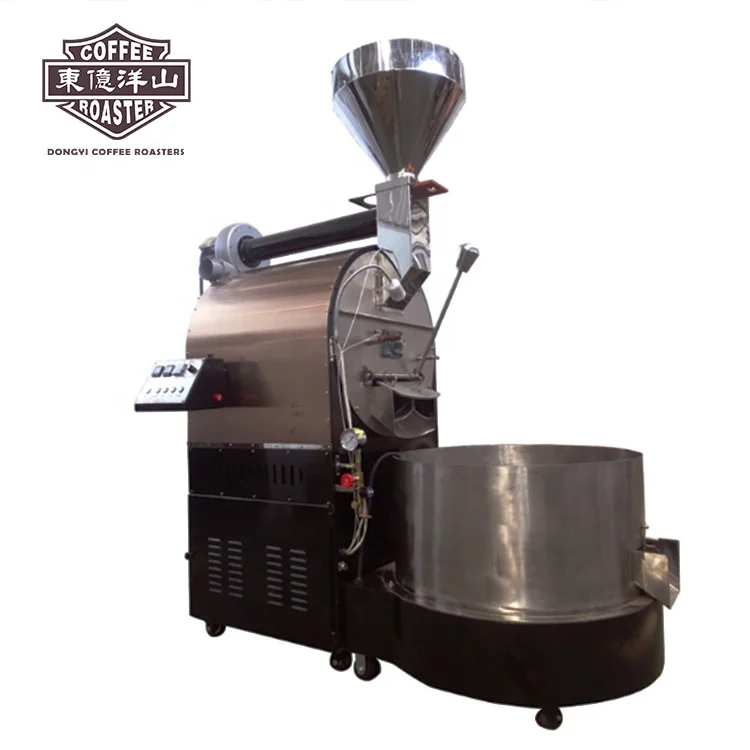 Promotion stainless steel material commercial 30kg coffee roaster machine