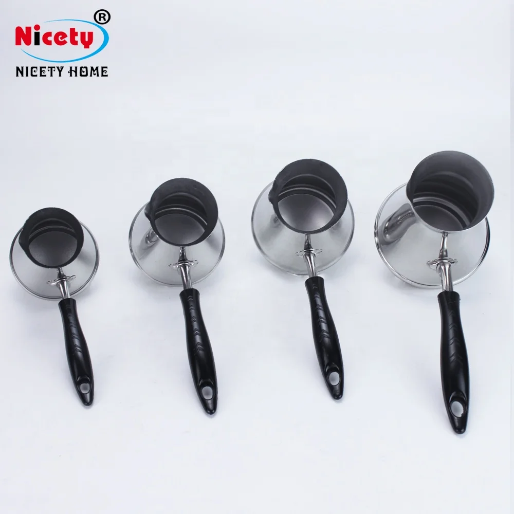 Gravy Butter Melting Sauce Warming Pot Turkish Coffee Pot Stainless Steel Metal Sustainable HANDGRIP Coffee & Tea Tools Normal