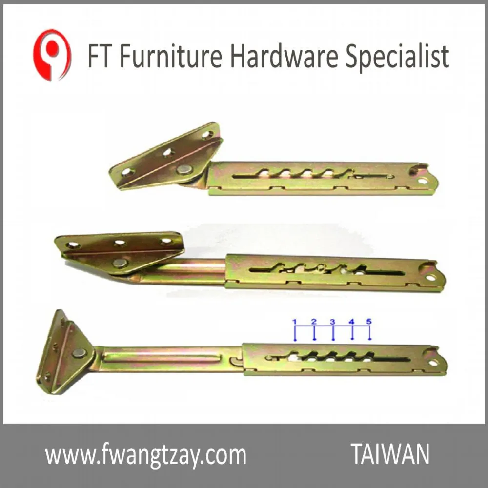 Taiwan Manufacturer 6 Position Lift up Industrial Furniture Adjustable Angle Door Desk Table Bed Sofa Metal Lid Stay Hinge