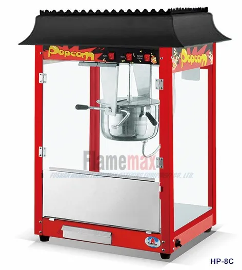 Foshan Commercial 8Oz Kettle Pop Corn Making Machine Food Warmer Big Popcorn Machine For Sale