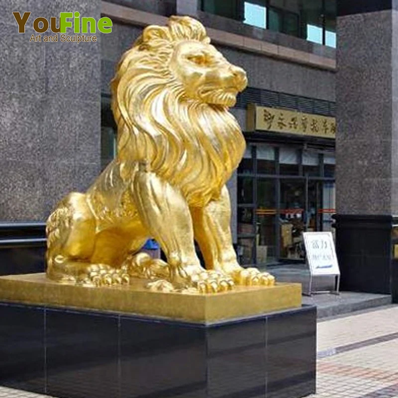  Наружные садовые бронзовые статуи льва на продажу
