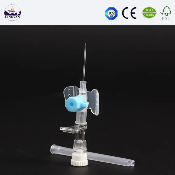  Горячая Распродажа! Iv cannula с впрыскивающим портом крыла CE и ISO Медицинский катетер IV высокое качество одноразовый