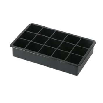 15 cavity non-stick custom high quality silicone ice cube tray