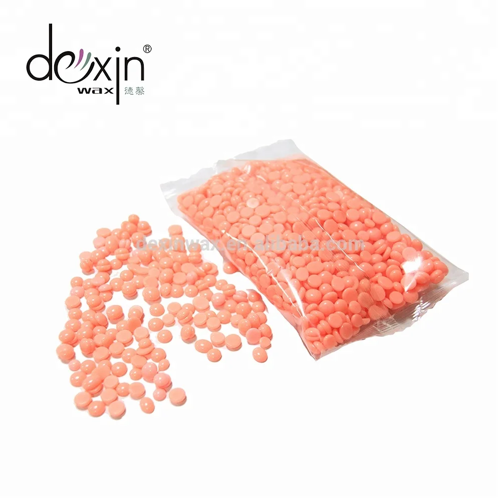 DEXIN 100g Hot Wax Brand Pink Strawberry Hair Removal High Quality Depilatory Hard Wax Beans