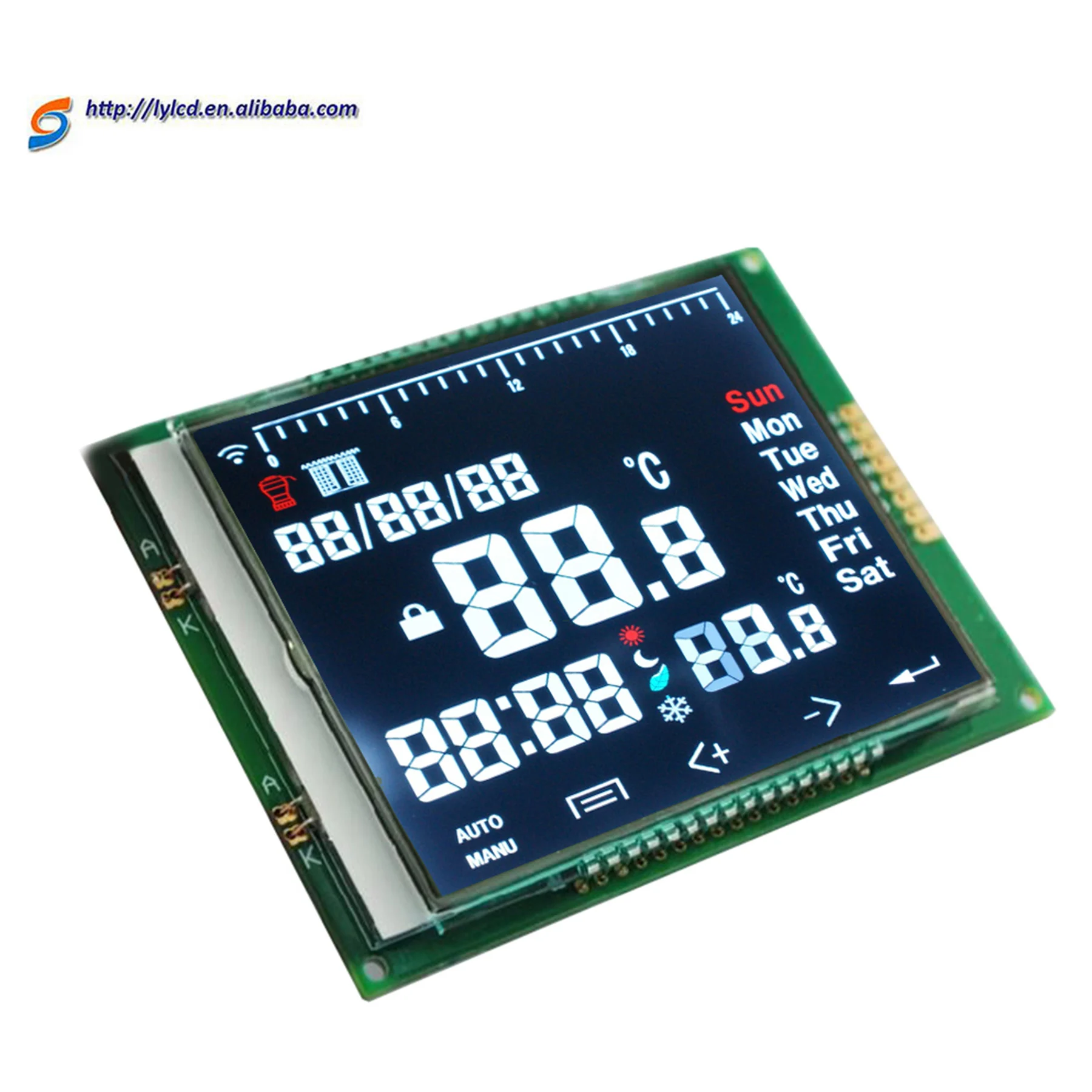 Фабрика изготовиттель нестандартных кондиционер 7-сегментный ЖК-дисплей модуль