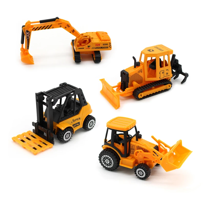 1:64 die cast mini car series toys set construction car for children gift