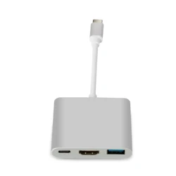 High Speed 3 in 1 USB Type C Hub Multi Port Adapter with 4K HDMI USB 3.0 and PD for MacBook Chromebook and Nintendo Switch