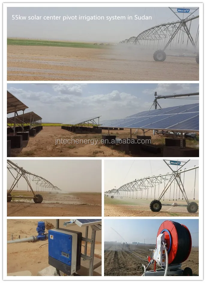 HOBER MPPT Vfd 55kw Hybrid Solar Pump Inverter Three Phase Ip65 Blue OEM Tank Sensor Parts Program Color Support Output