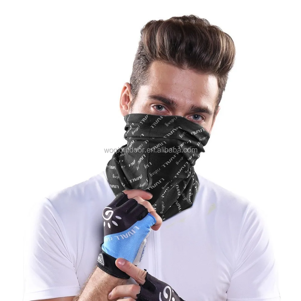 Повязка на голову Woqi для езды на велосипеде, многофункциональная бесшовная повязка на голову для езды на велосипеде на открытом воздухе, Теплая бандана для шеи, маска для лица для кемпинга и бега
