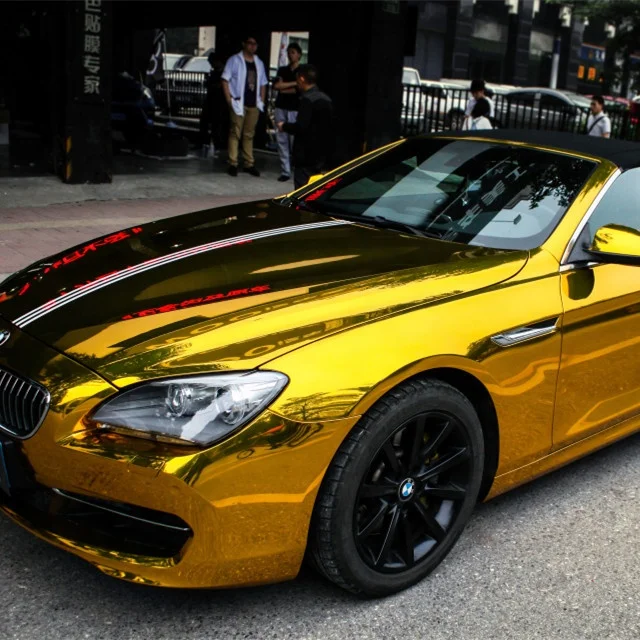 1.52*18m Good Stretchable Purple Mirror Chrome Car Wrapping Vinyl Wrap