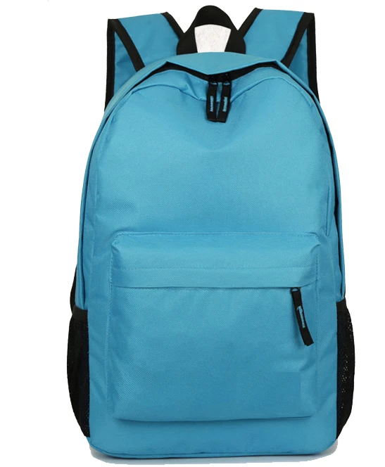 Simple design student backpack cheap school bags suppliers for sale