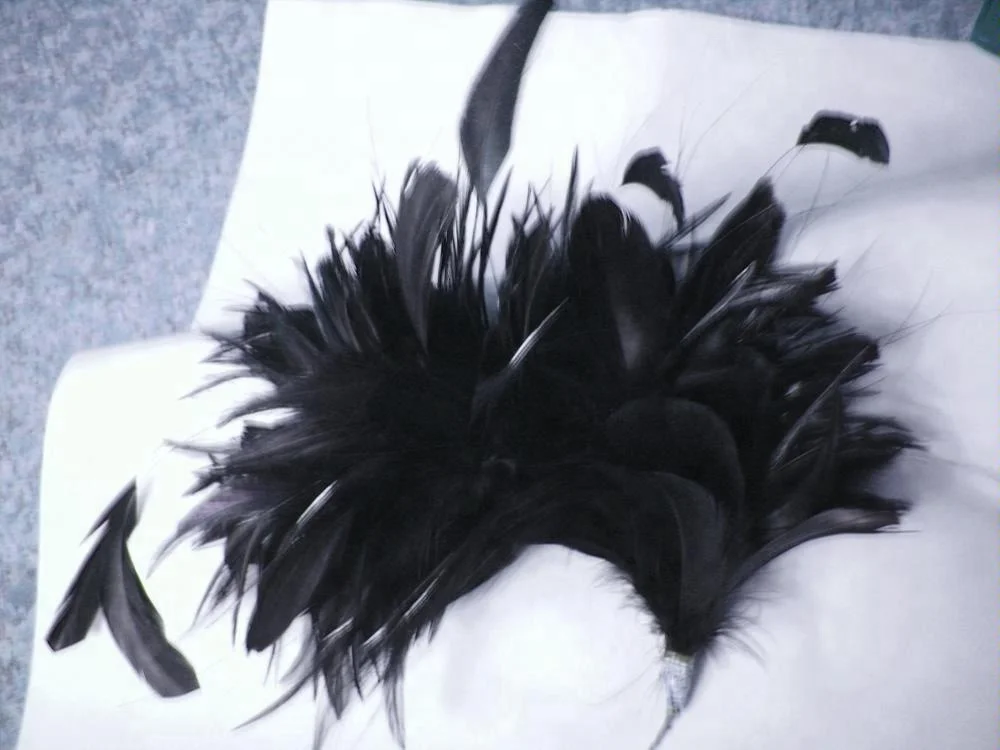 Feather fascinator hair accessory decorative feathers for hats