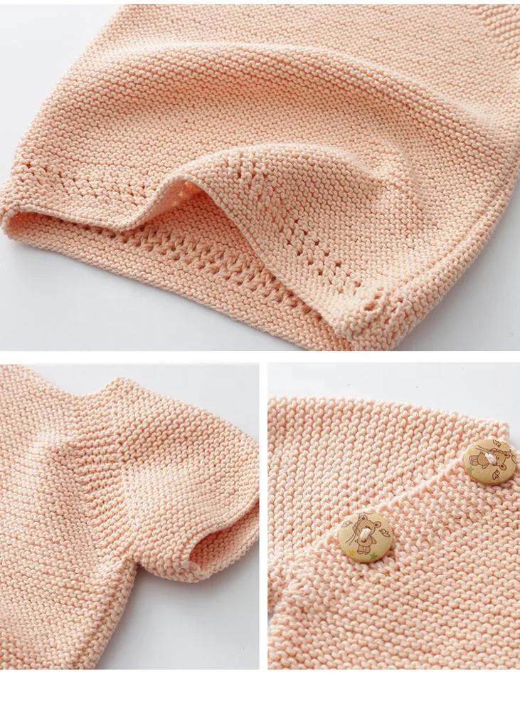 Custom Newborn Crochet Patterns children long Sleeve Knitwear Wool Baby Knitting jumper Sweater