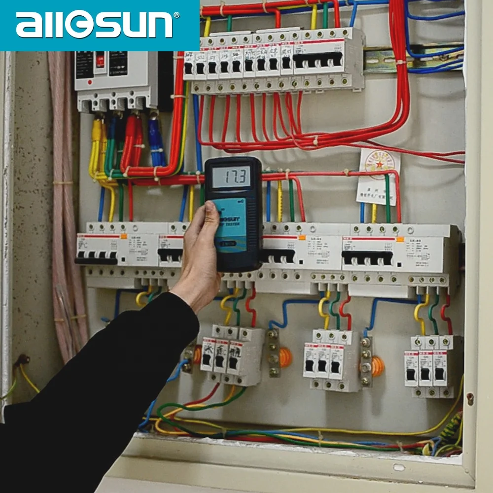 Ручной цифровой дозиметр allosun EM556 EMF для измерения электромагнитного поля, детектор электромагнитных волн