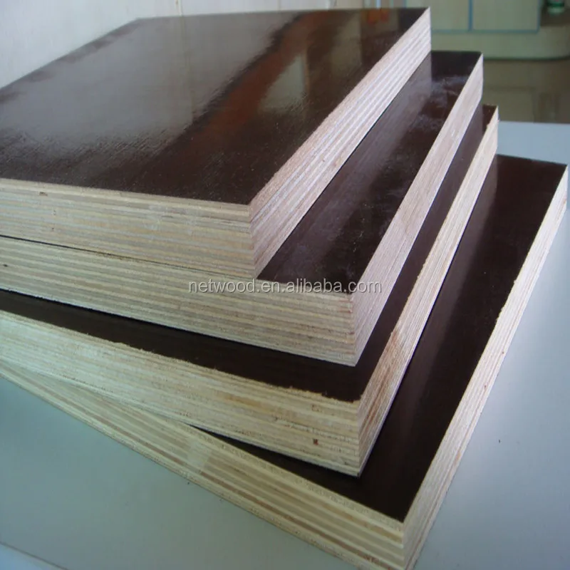6-25mm thick melamine glue marine plywood board
