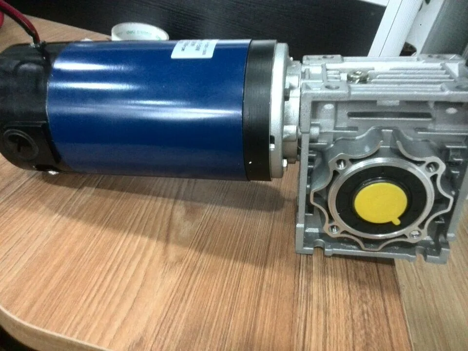 high torque 12v 24v 1kw 1.5kw 2kw 5kw dc motor with worm gearbox and planetary gearbox custom made