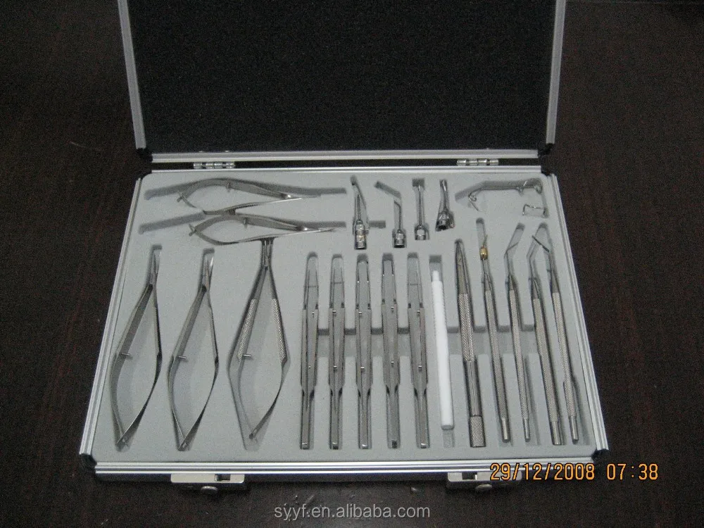 Microincision cataract surgery/microsurgery instruments cataract sets/ ophthalmic surgical instruments kits