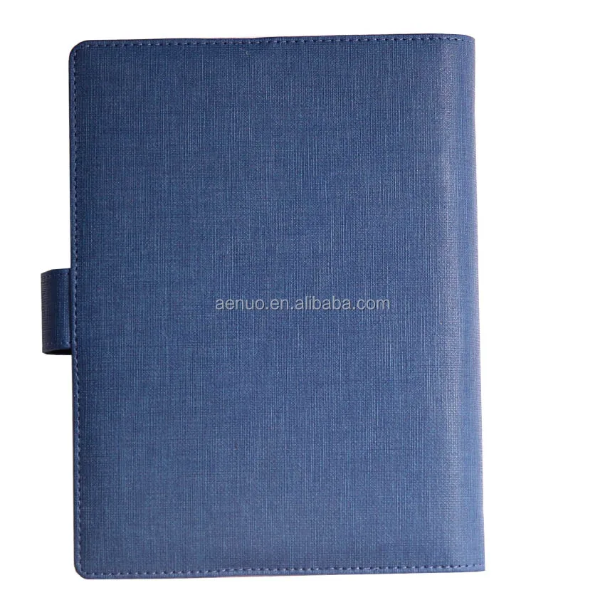 
2018 New A5 6 ring binder PU notebook business gift planner PU organizer 