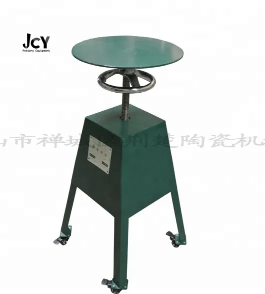 Вращающаяся платформа для керамической лепки, не предоставляется послепродажное обслуживание, зарубежное обслуживание, гипсовая скульптура и керамическая Лепка JCY