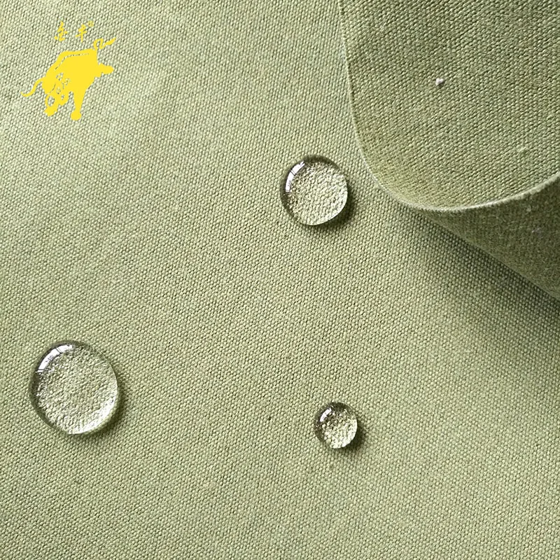 waterproof olive green 100% polyester canvas tarpaulin