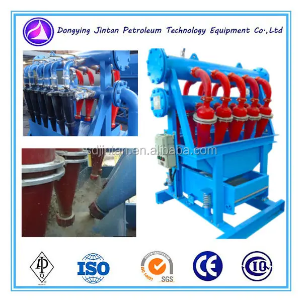 Высокое качество Стандарт API бурового desilter/пескоотделитель