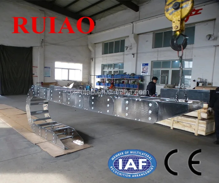 RUIAO тяжелых TL250 стальная цепь сопротивления кабеля и шланга трек