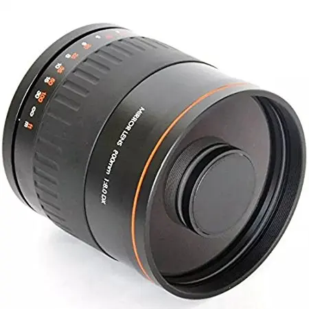 JGJ OEM Custom 900mm F8.0 Mirror Lens for T2 Mount DSLR Camera