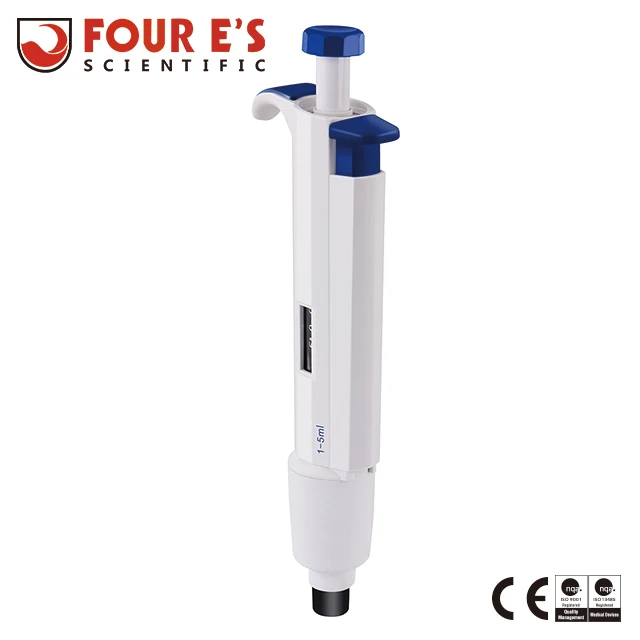 1-10 ml calibrated autoclavable volume single channel micro pipette