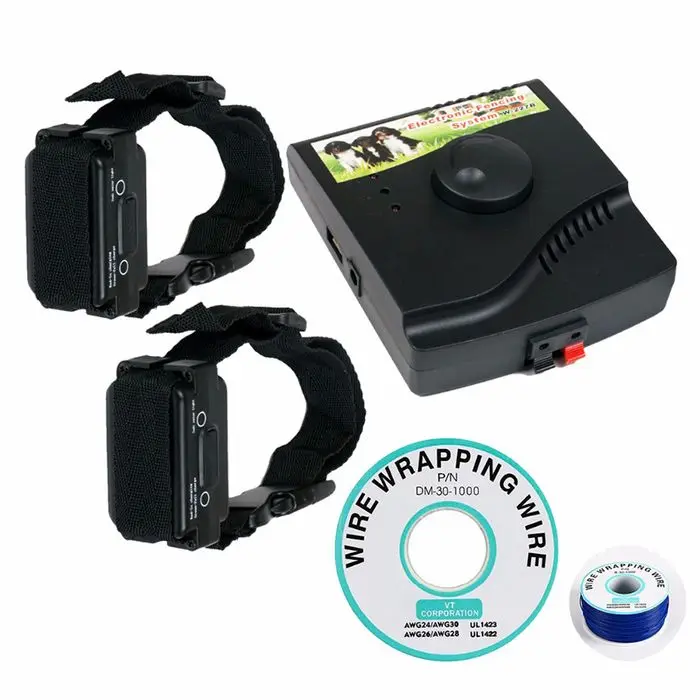 Outdoor use electronic pet dog fence system collar in-ground dog fence