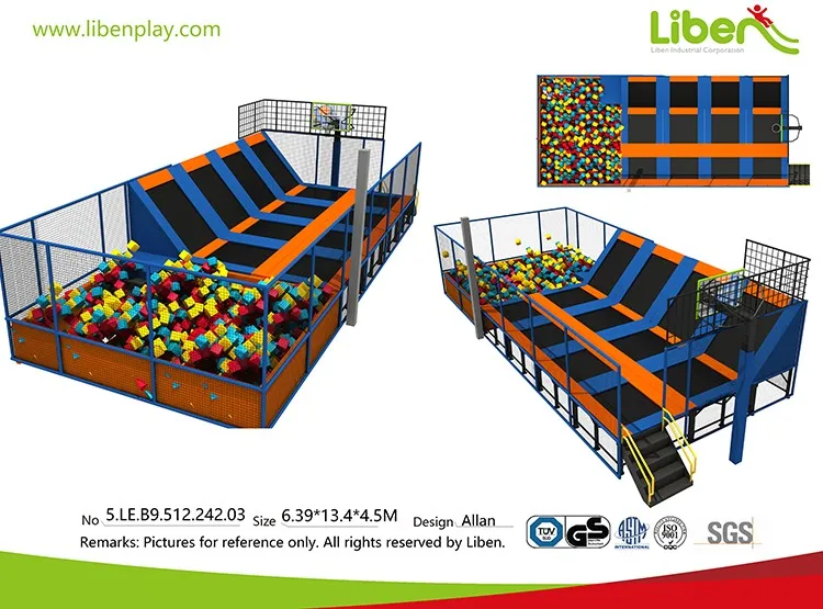 Toddler Trampoline Small Size Square Trampoline, Factory price New design indoor trampoline park, commercial trampoline outdoor