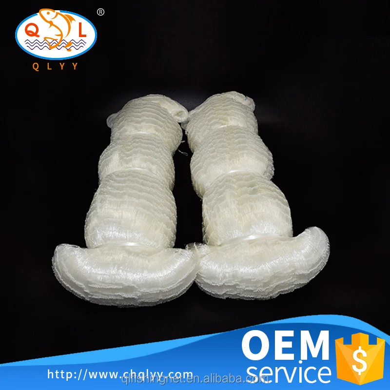 China Chaohu high strength White Fishnet network fishing Nylon Monofilament Fishing Net High Strength on Sale