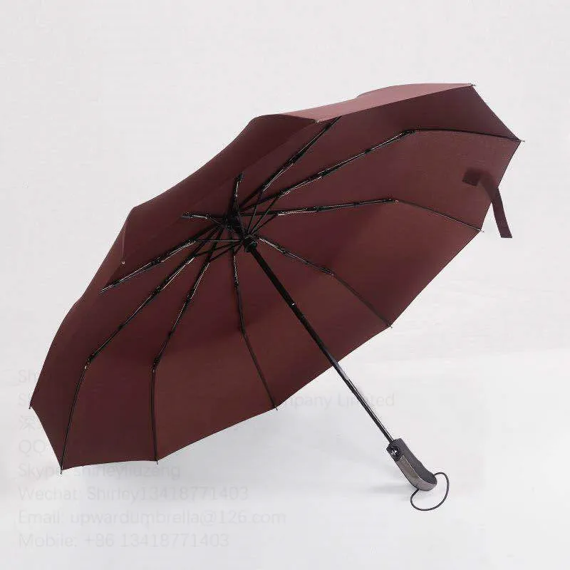 Luxury umbrella uv protection popular fashional auto open and close 3 folding women rain umbrella for sale