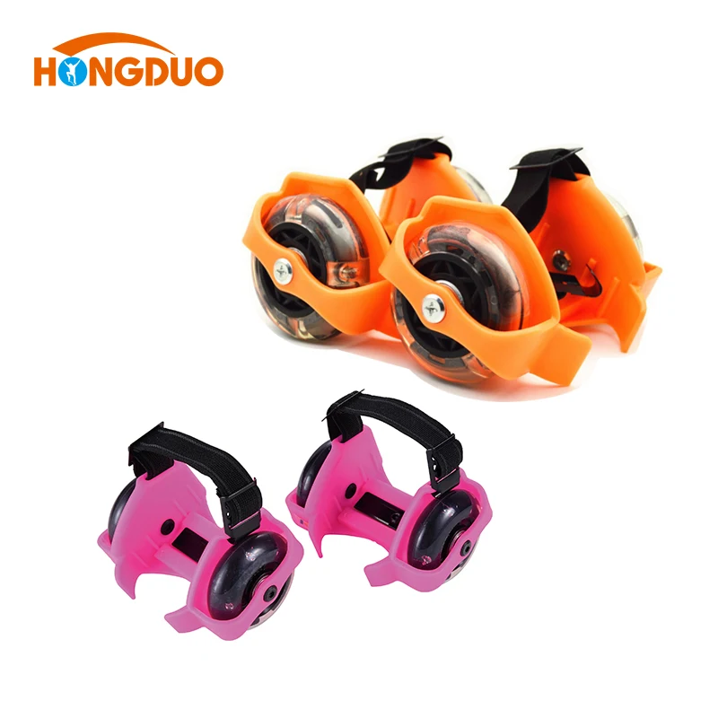 Children two wheel flashing roller skate